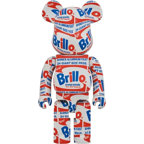 1000% Bearbrick - Andy Warhol (Brillo)-Medicom Toy-Bearbrick
