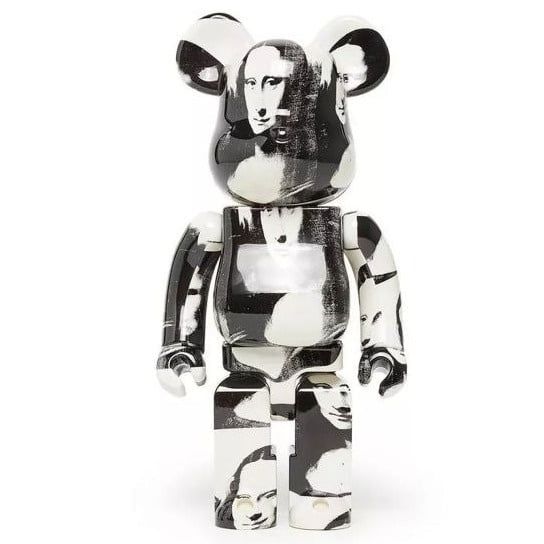 Bearbrick 1000% - Andy Warhol (Doble Mona Lisa)