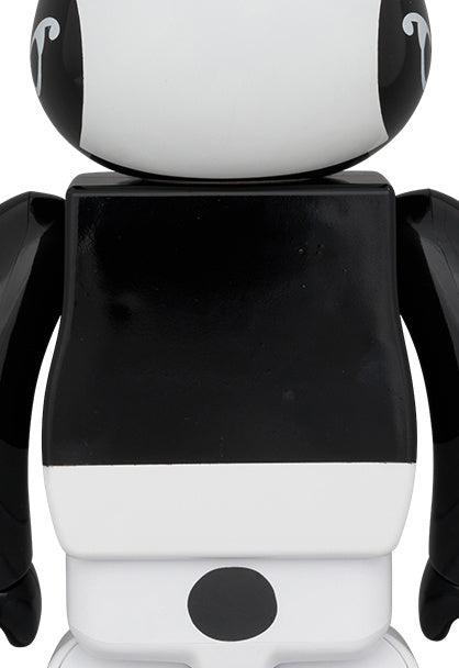 400% Bearbrick - Smurf (Negro)