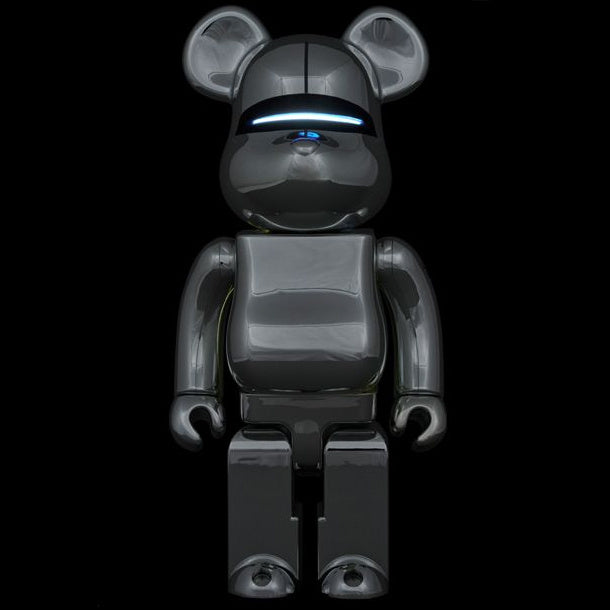 Bearbrick 1000% - Hajime Sorayama Robot (Edición Luces Azules)