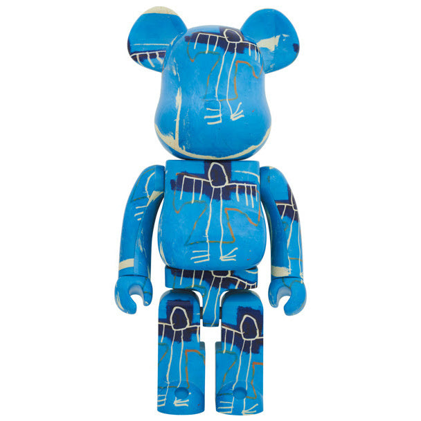 Bearbrick 1000% - Jean-Michel Basquiat v9 (Blue Angel)