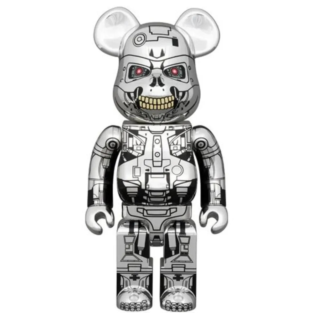 400% Bearbrick - T-800 Endoskeleton (Terminator 2)-Medicom Toy-Bearbrick