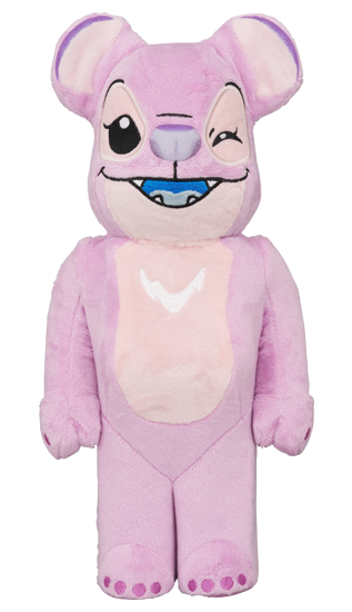 Bearbrick 400% - Ángel - Stitch (Versión disfraz)