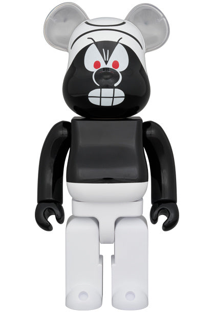 400% Bearbrick - Smurf (Negro)