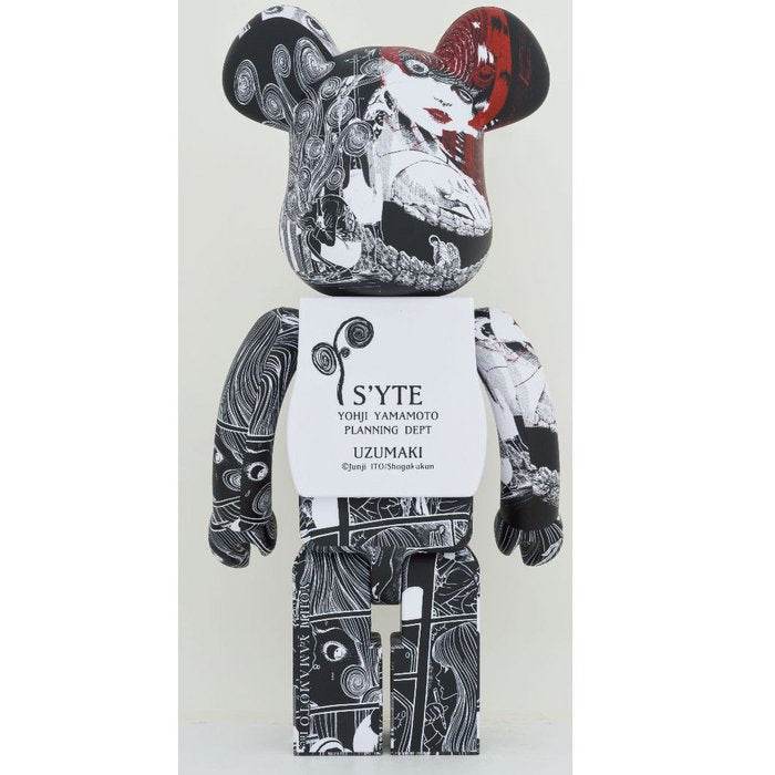 1000% Bearbrick - S'YTE x Junji Ito UZUMAKI, 