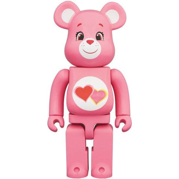 1000% Bearbrick - Love-a-Lot Bear (Care Bears)-Medicom Toy-Bearbrick