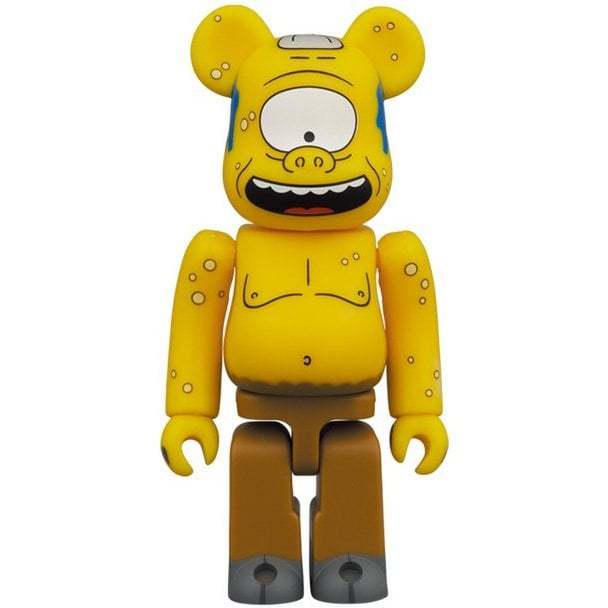400% & 100% Bearbrick sæt - Cyclops (The Simpsons), 
