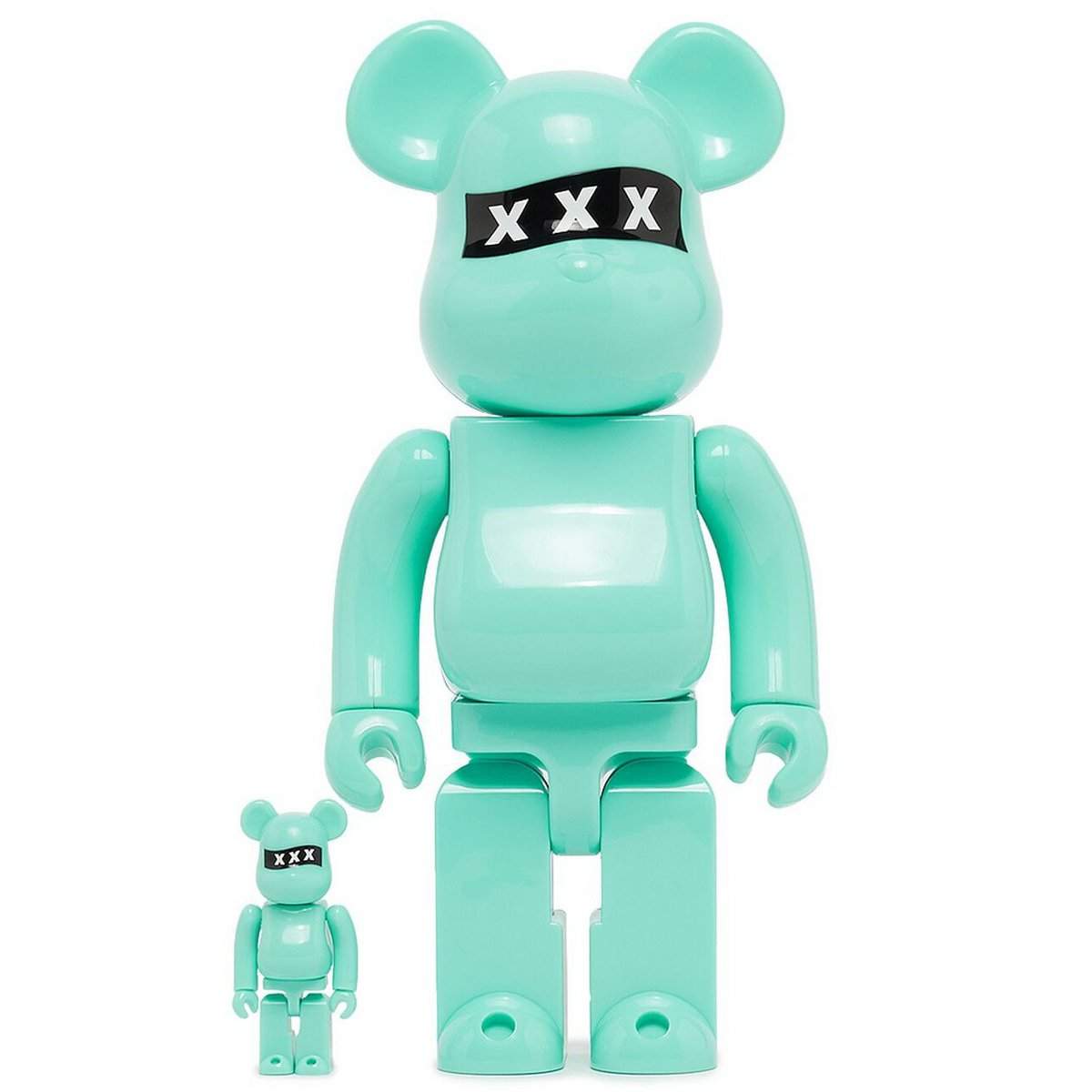 400% Bearbrick - God Selection 10th Anniversary (Mint)-Medicom Toy-Bearbrick