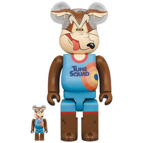 400% & 100% Bearbrick sæt - Wile E. Coyote (Space Jam 2)-Medicom Toy-Bearbrick
