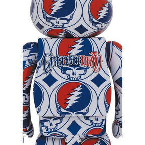 400% & 100% Bearbrick sæt - Grateful Dead (Steal Your Face)-Medicom Toy-Bearbrick