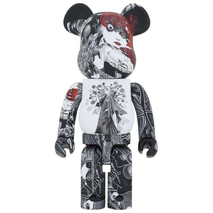 1000% Bearbrick - S'YTE x Junji Ito UZUMAKI, 