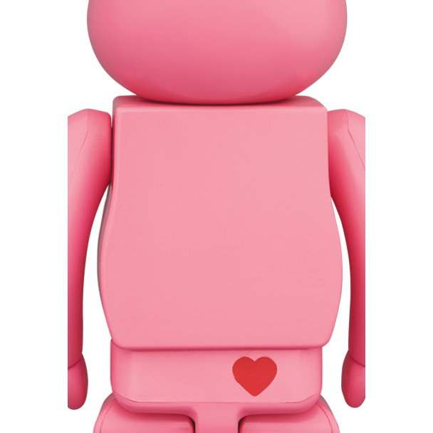 1000% Bearbrick - Love-a-Lot Bear (Care Bears)-Medicom Toy-Bearbrick
