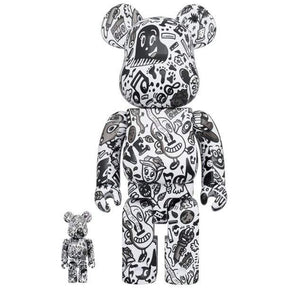 400% & 100% Bearbrick sæt - Chocomoo, 