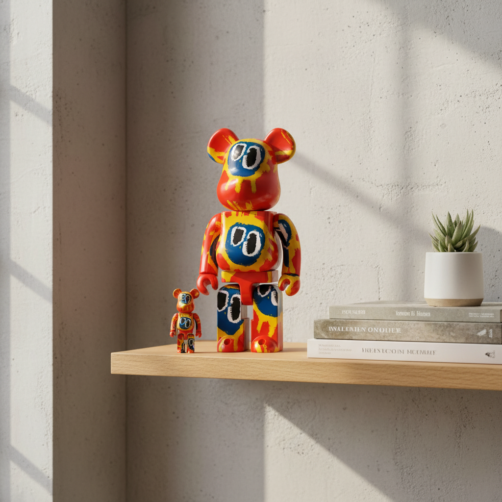 400% & 100% Bearbrick set - Primal Scream (Screamadelica)