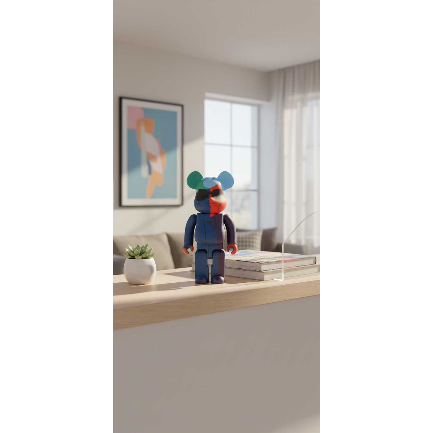 400% Bearbrick - Andy Warhol (Silkscreen)-Medicom Toy-Bearbrick