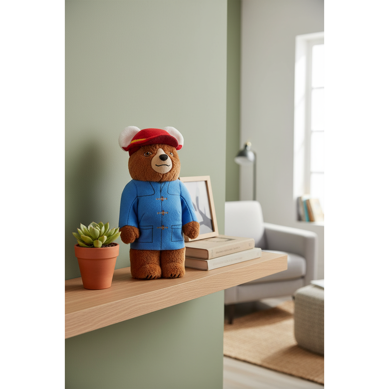 400% Bearbrick - Paddington (Costume)-Medicom Toy-Bearbrick