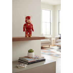 400% Bearbrick - The Flash (DC Comics)-Medicom Toy-Bearbrick