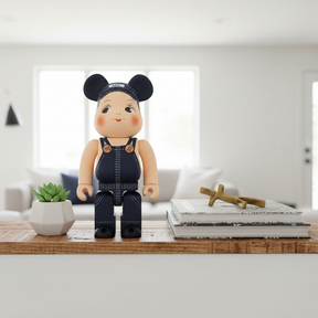 400% & 100% Bearbrick sæt - Buddy Lee-Medicom Toy-Bearbrick