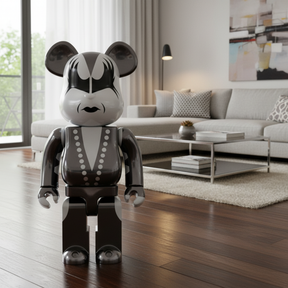 1000% Bearbrick - KISS Demon (Chrome ed.)