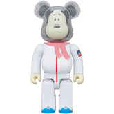 400% Bearbrick - Astronaut Snoopy (Peanuts)-Medicom Toy-Bearbrick