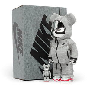 400% & 100% Bearbrick Sæt - Nike Tech Fleece N98