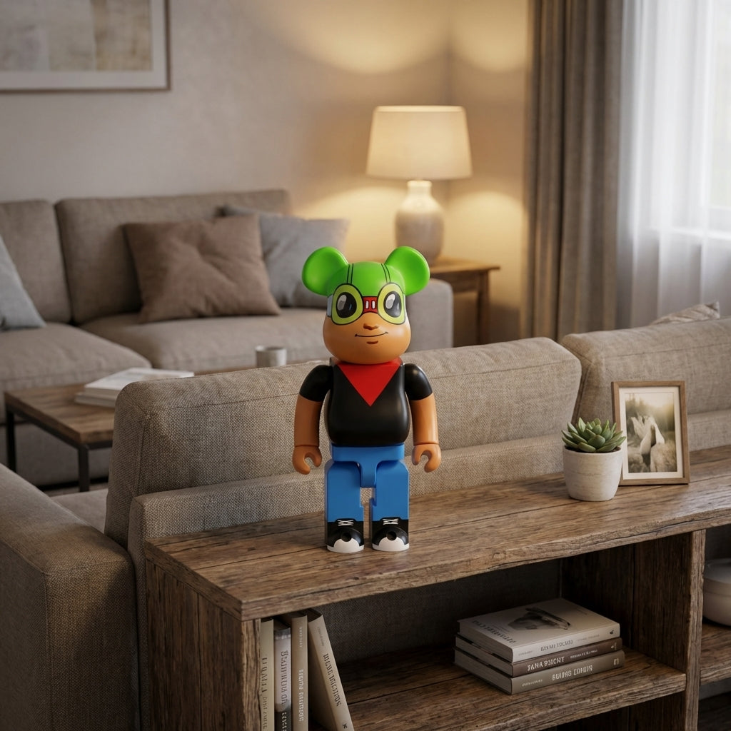 400% Bearbrick – Fly Boy - Hebru Brantley (Designer Con)-Medicom Toy-Bearbrick
