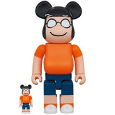 400% & 100% Bearbrick Sæt - Marcie (Peanuts)-Medicom Toy-Bearbrick