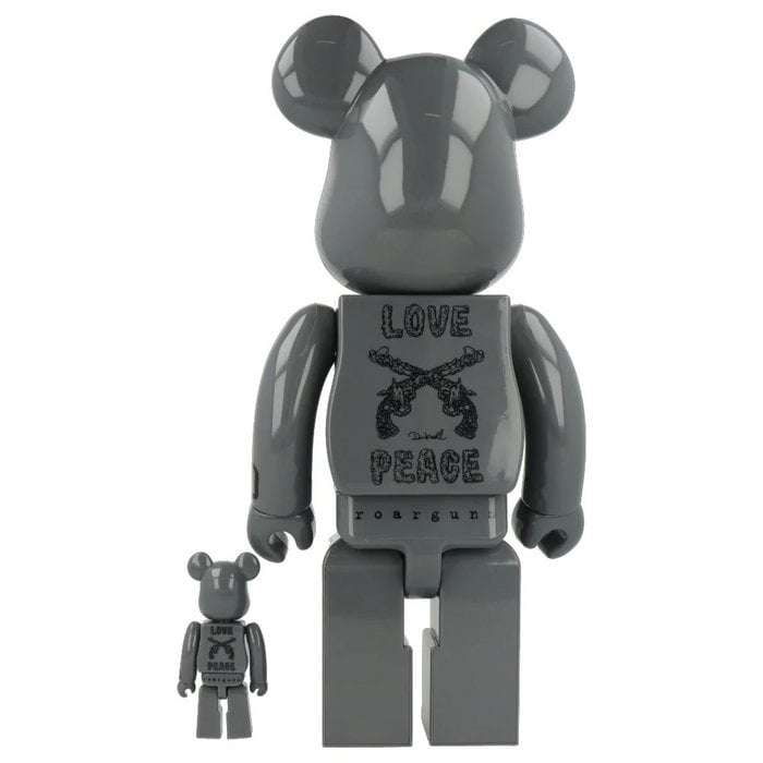 400% & 100% Bearbrick sæt - Roarguns (20th Anniversary), 