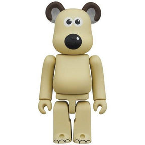 400% & 100% Bearbrick sæt - Gromit (Wallace & Gromit), 