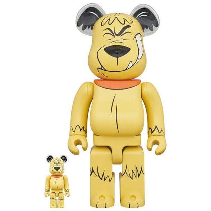 400% & 100% Bearbrick sæt - Muttley (Wacky Races)-Medicom Toy-Bearbrick