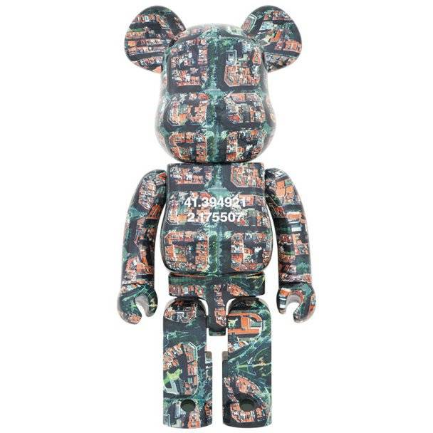 1000% Bearbrick - Barcelona Overview (Benjamin Grant), 