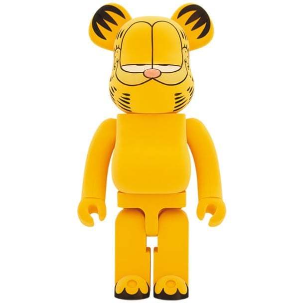 1000% Bearbrick - Garfield (Flocky ed.), 