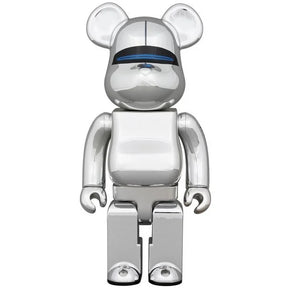 1000% Bearbrick - Hajime Sorayama Robot (Blue Lights ed.)-Medicom Toy-Bearbrick