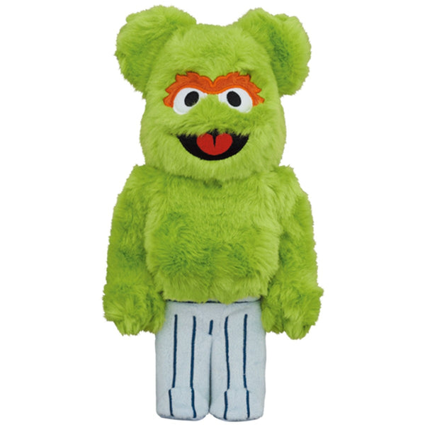 Set Bearbrick 400% - Oscar The Grouch - Edición Disfraz (Sesame Street)