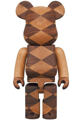 400% Karimoku Bearbrick - Woven #2