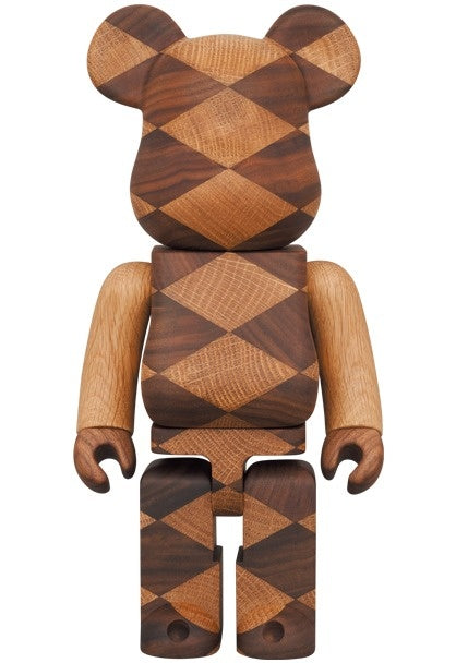 400% Karimoku Bearbrick - Woven #2