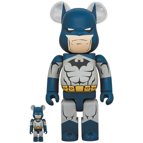 Set de Bearbrick 400% y 100% - Batman (Hush)
