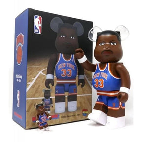 100% & 400% Bearbrick Sæt – Patrick Ewing (New York Knicks)