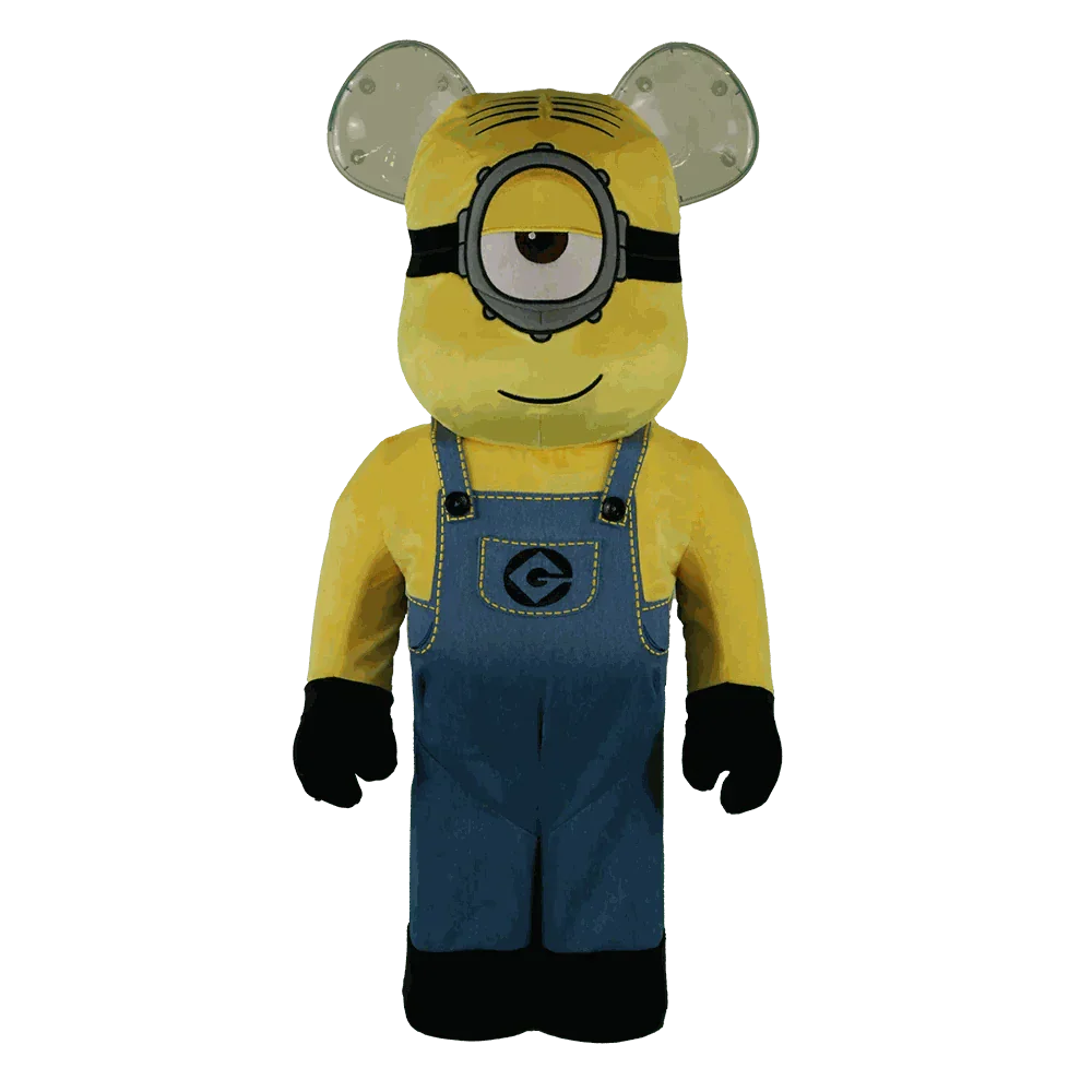 1000% Bearbrick - Minions Stuart - (Costume Version)-Medicom Toy-Bearbrick