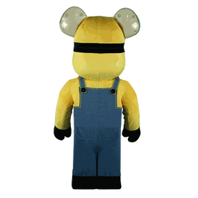 1000% Bearbrick - Minions Stuart - (Costume Version)-Medicom Toy-Bearbrick