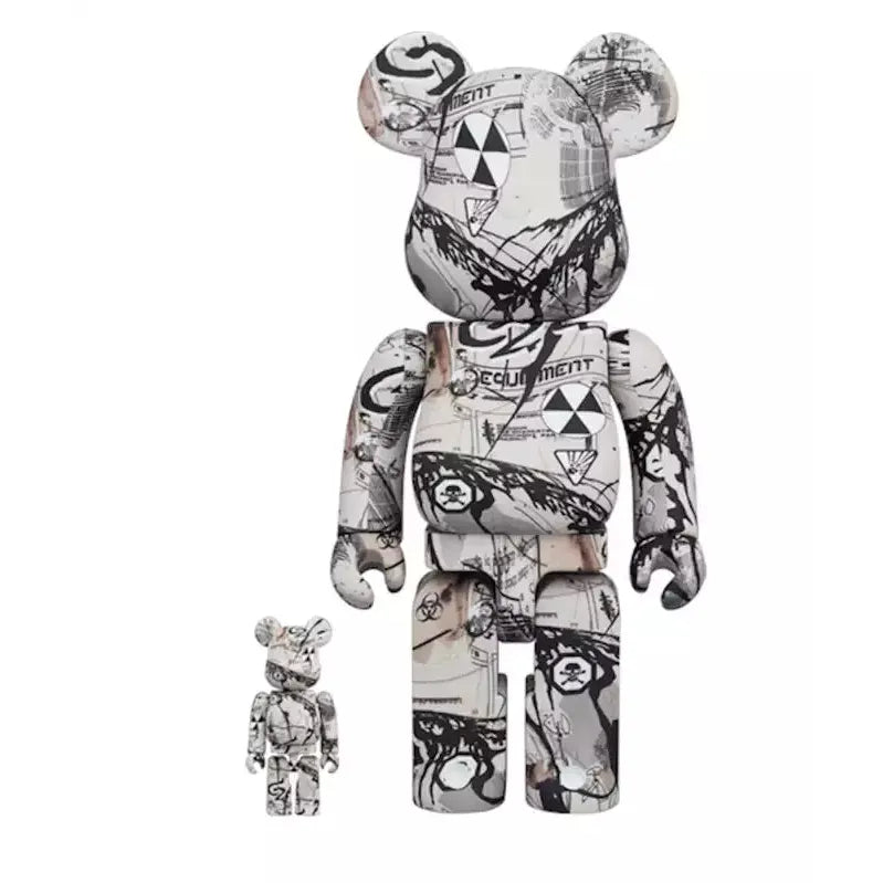 Set Bearbrick 400% y 100% – Hiroki Tsukuda 2G Exclusivo