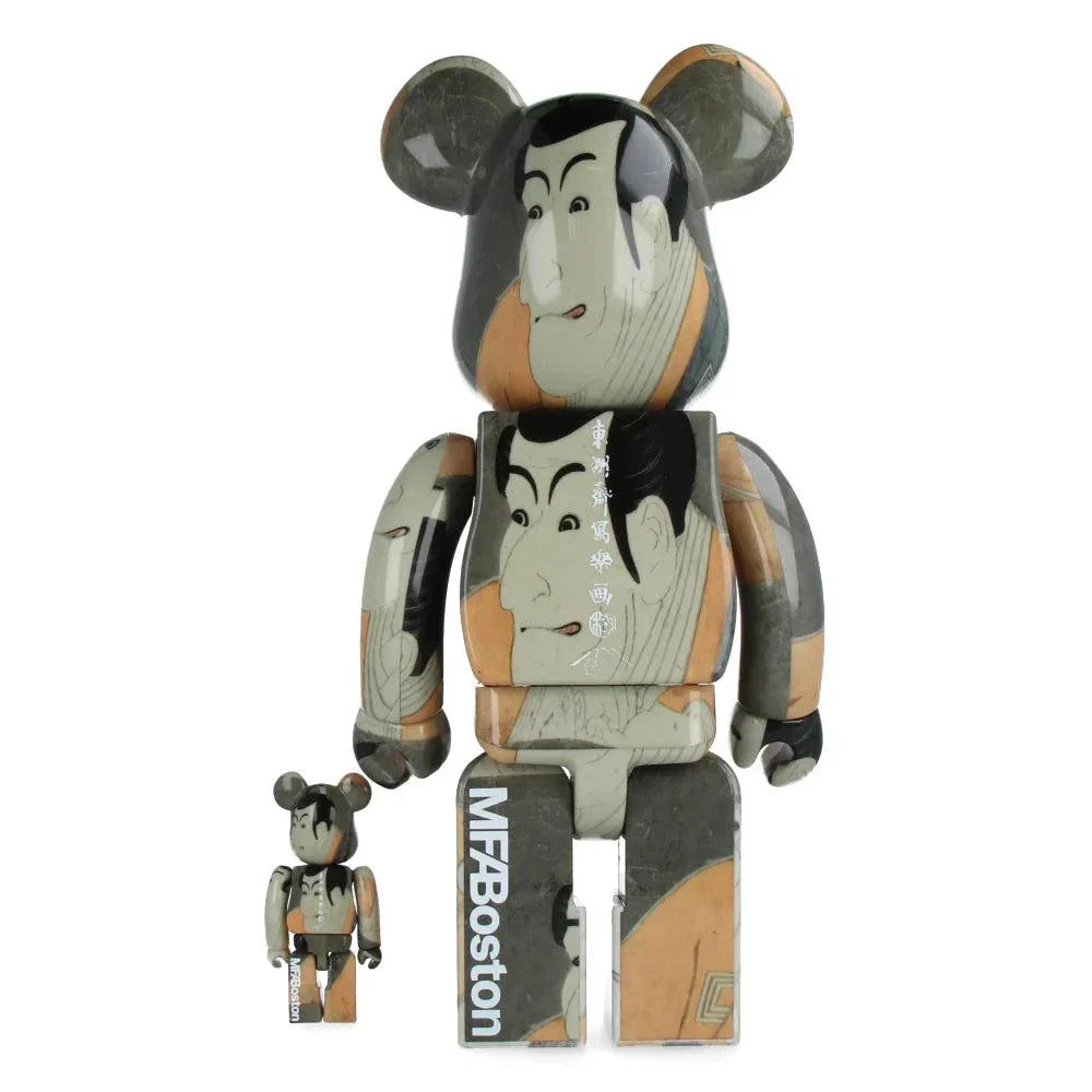 400% & 100% Bearbrick sæt – Toshusai Sharaku Ichikawa Ebizo IV