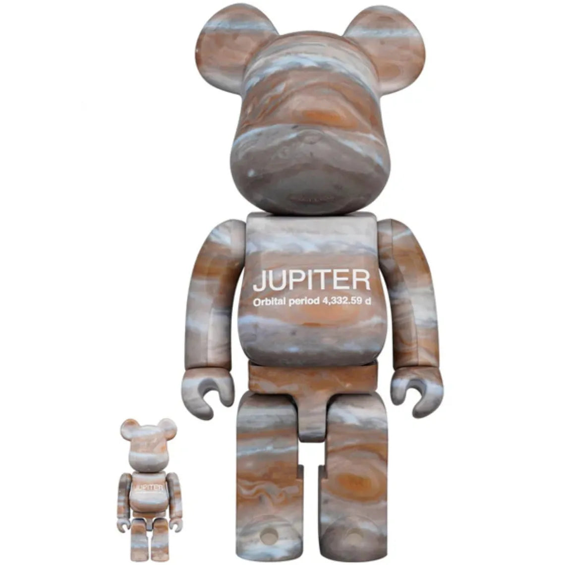400% & 100% Bearbrick Set – Jupiter (NASA)-Medicom Toy-Bearbrick