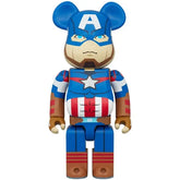 400% Bearbrick - Captain America-Medicom Toy-Bearbrick