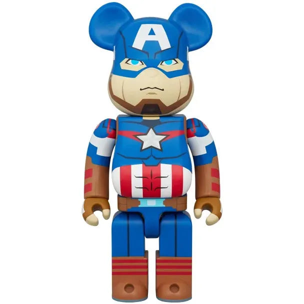 400% Bearbrick - Captain America-Medicom Toy-Bearbrick