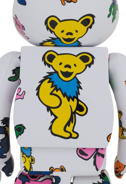 Bearbrick 1000% - Grateful Dead (Patrón Dancing Bears)