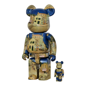 100% & 400% Bearbrick set - Van Gogh - The Yellow House
