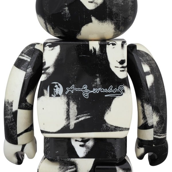 Bearbrick 1000% - Andy Warhol (Doble Mona Lisa)