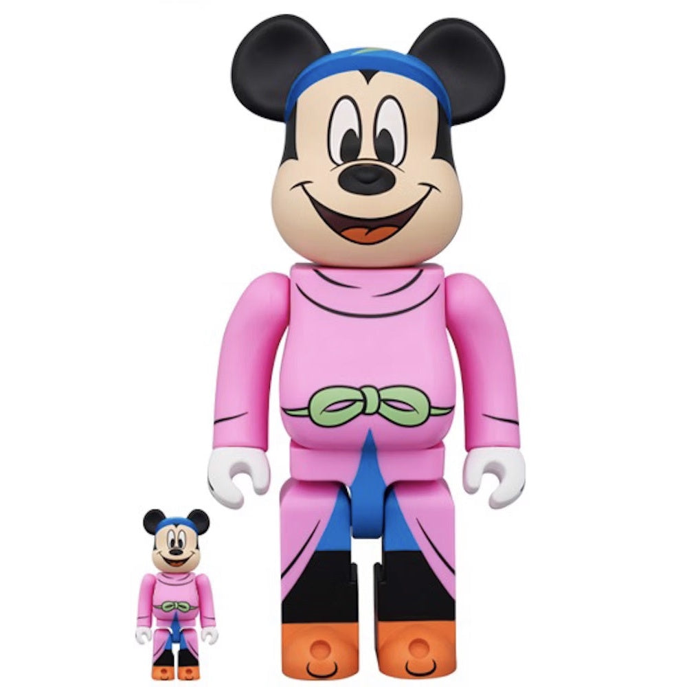 Set de Bearbrick 400% y 100% – Mickey Mouse (El Aprendiz de Brujo)