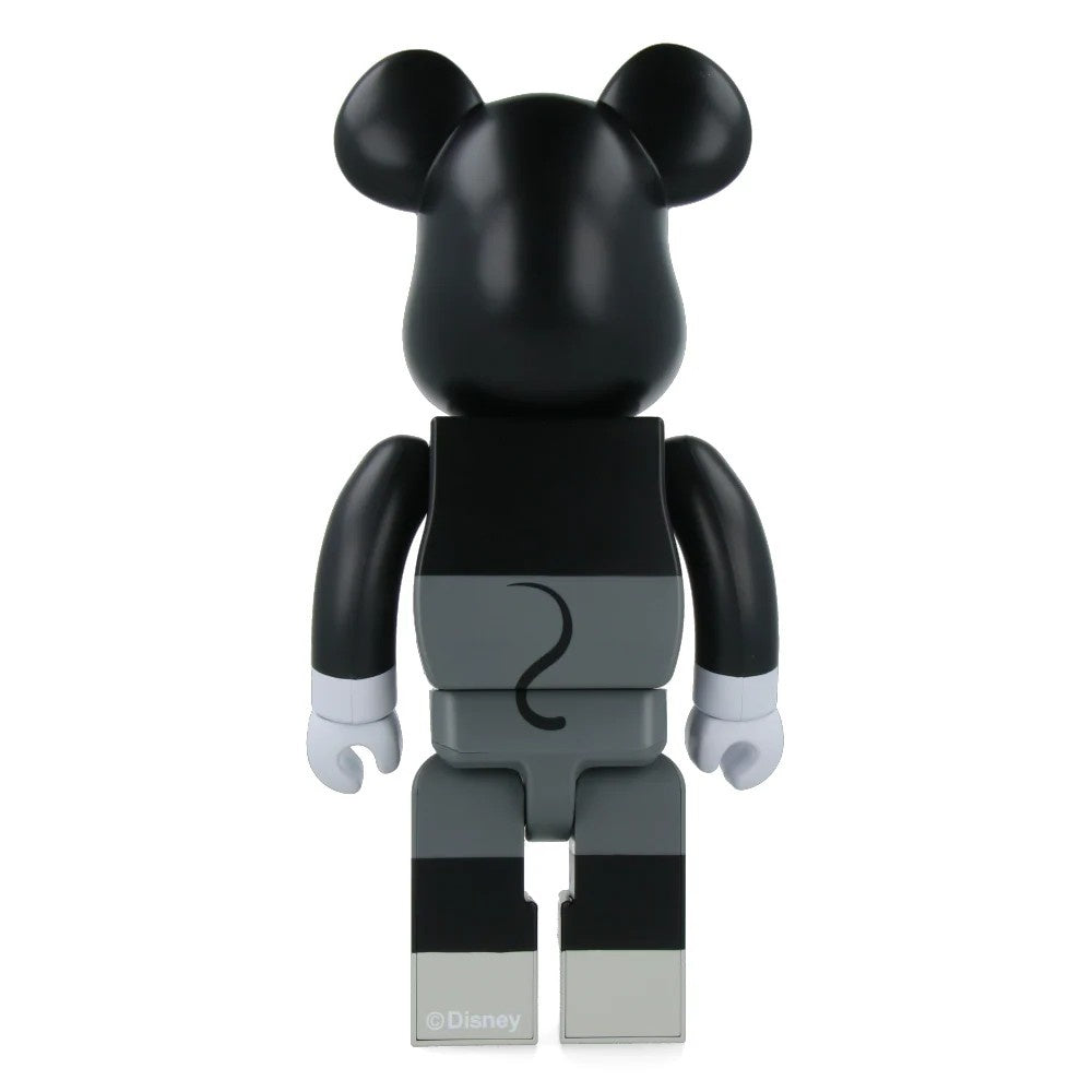 400% Bearbrick -  Mickey Mouse (Black & White)